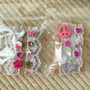 Colorful Pin Sets Pinks,Green/Purple,blue/purple 3 separately sold sets